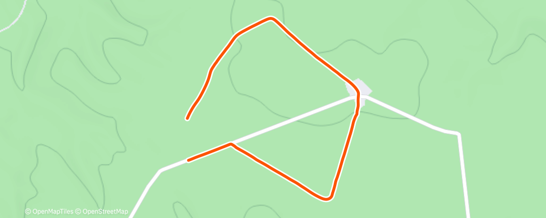 Map of the activity, Afternoon Walk