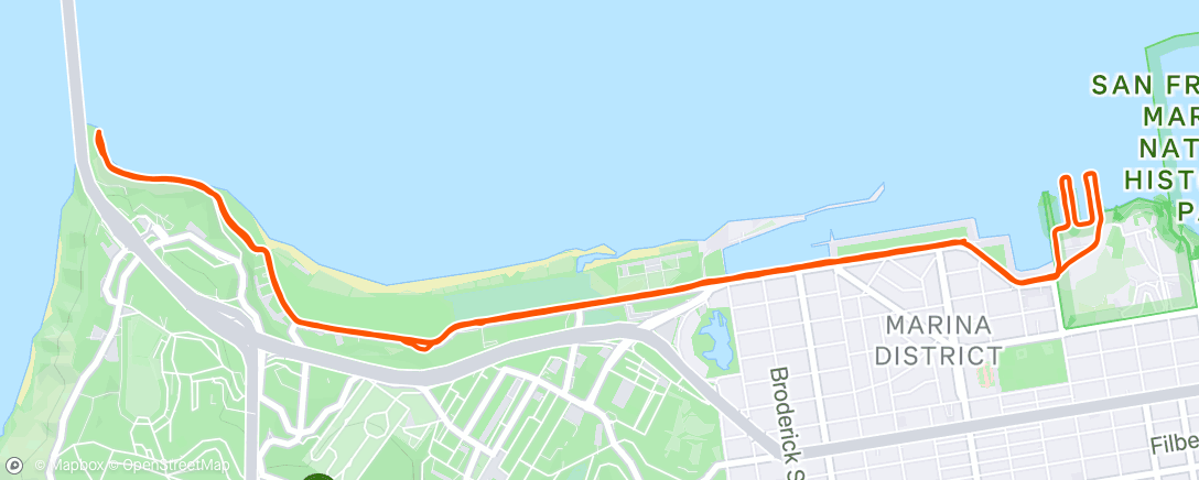Map of the activity, Foggy to sunny mod