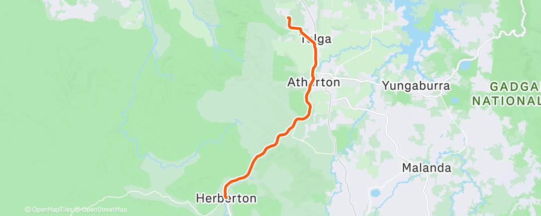 Map of the activity, Morning Ride