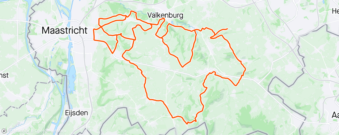 Map of the activity, Reco Amstel Gold Race