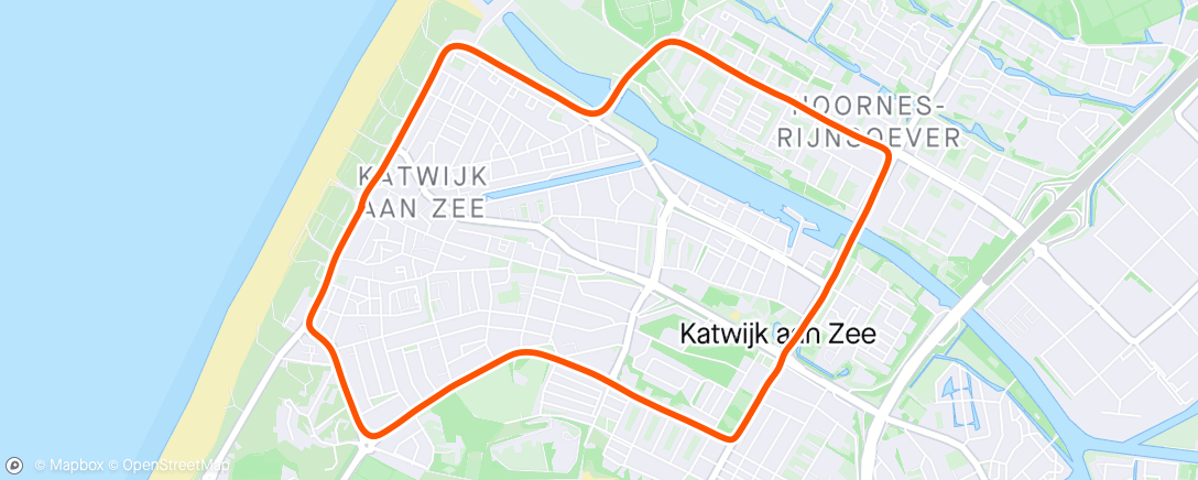 Mapa da atividade, Ronde van Katwijk 2024