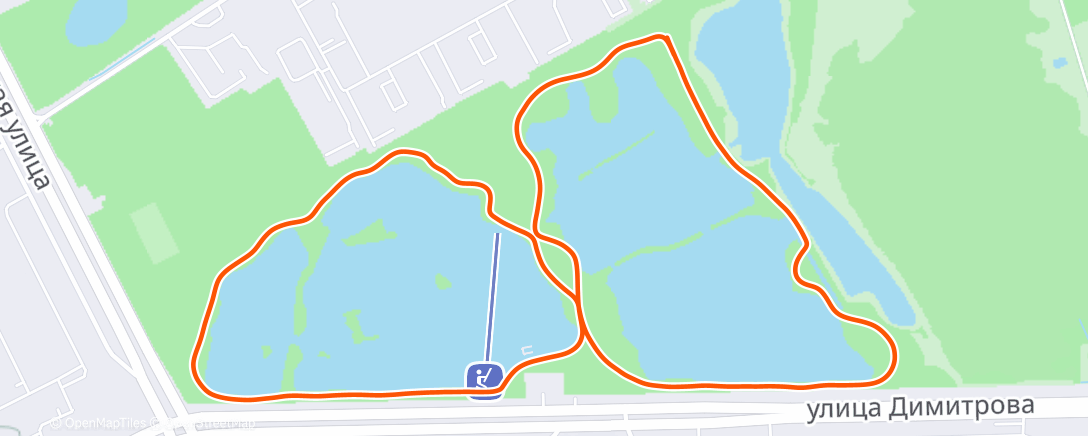 Карта физической активности (Дневной забег)