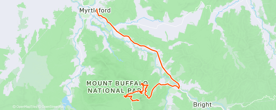 Map of the activity, Morning Ride