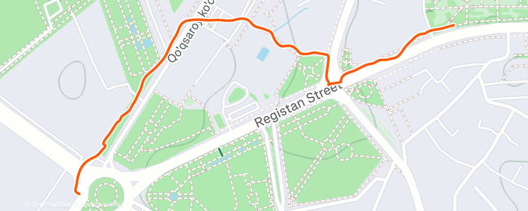 Map of the activity, Lunch Walk