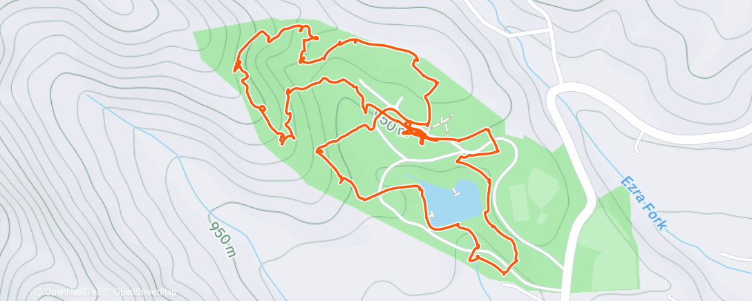 Mapa de la actividad (Afternoon Workout)