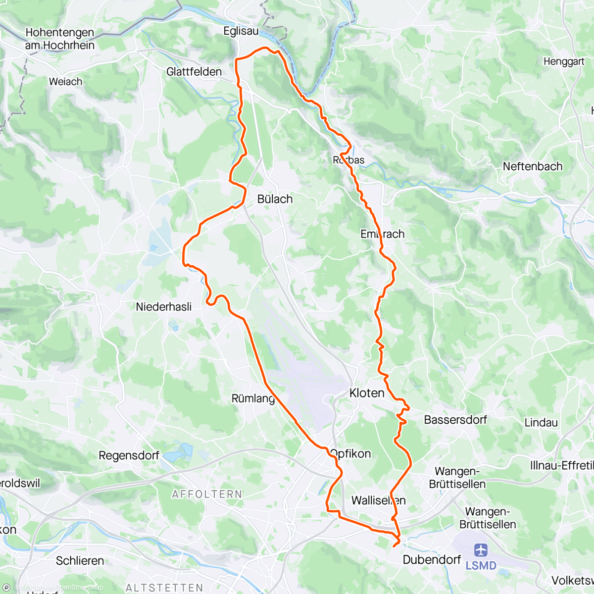 Map of the activity, Winterfahrt 🌧️🥶🌧️