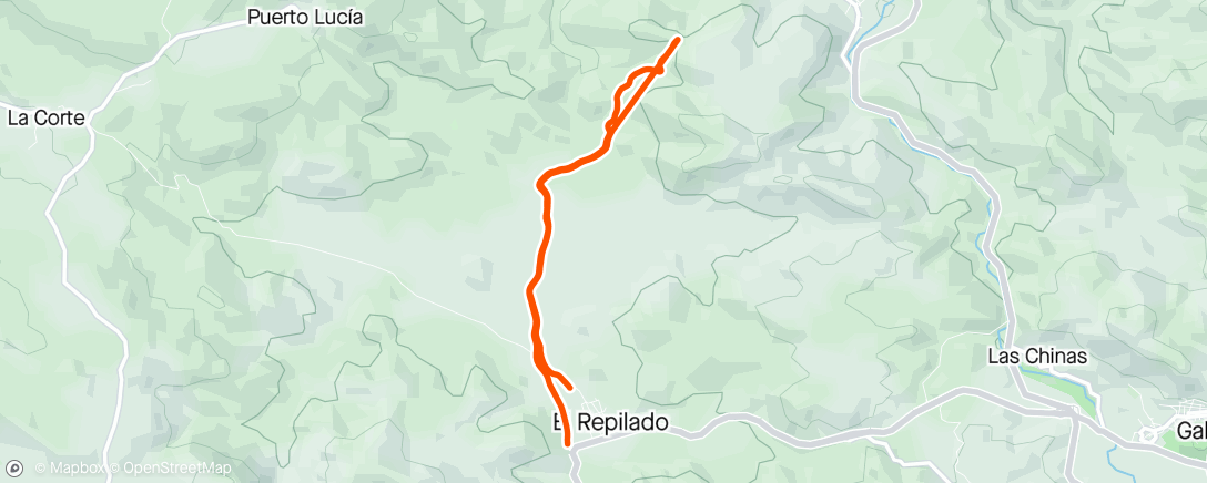 Mapa da atividade, Carrera 🏃🏻 🌳🌳 más 2 km que faltan 😅