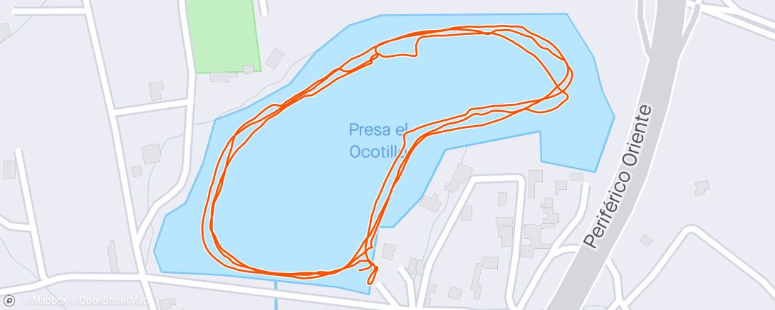 Map of the activity, Kayak por la mañana