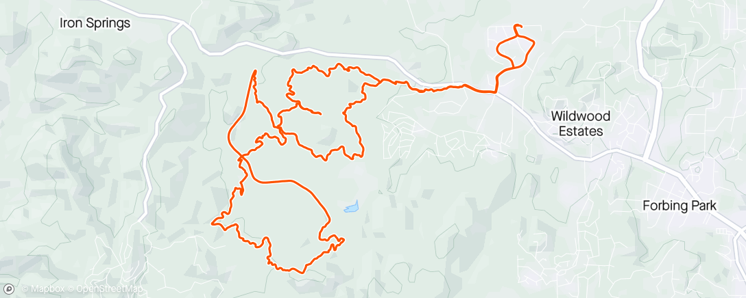 Map of the activity, What a great day to ride.