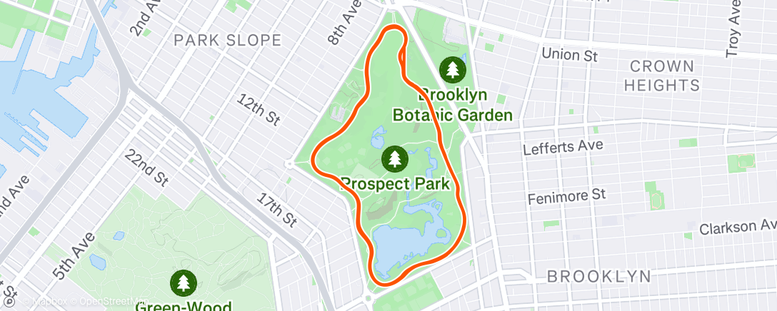 Map of the activity, Morning Ride