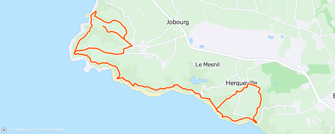 Mappa dell'attività Jobourg  🌊