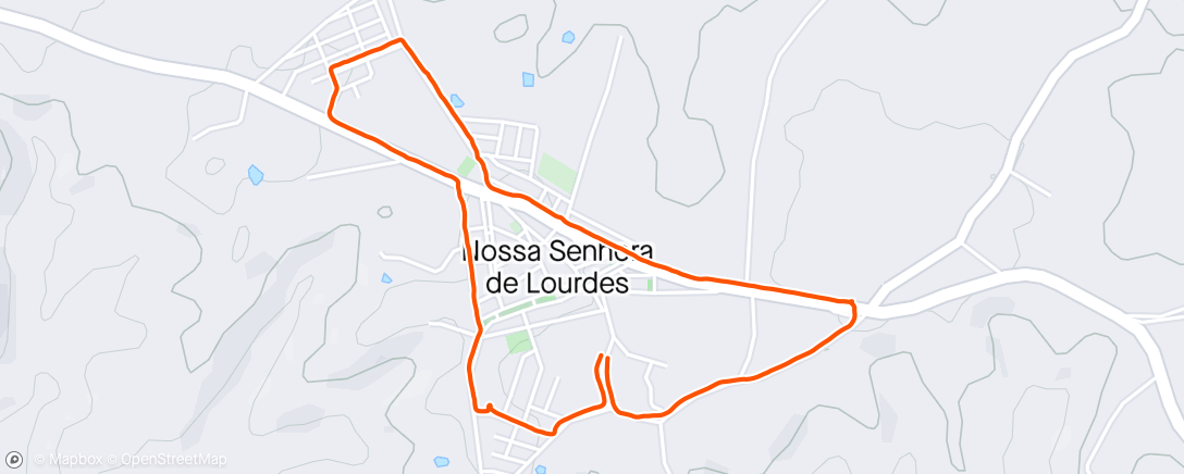 Map of the activity, Pedal pós academia! 💪🏼🏃🏃