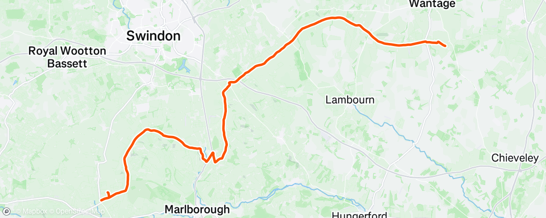 Map of the activity, Race to the stones 50k ultra marathon