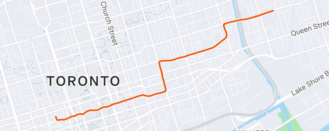 Map of the activity, Afternoon Ride