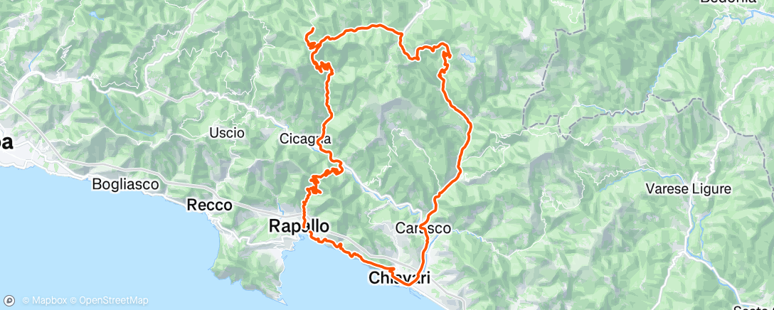 Map of the activity, Morning Ride