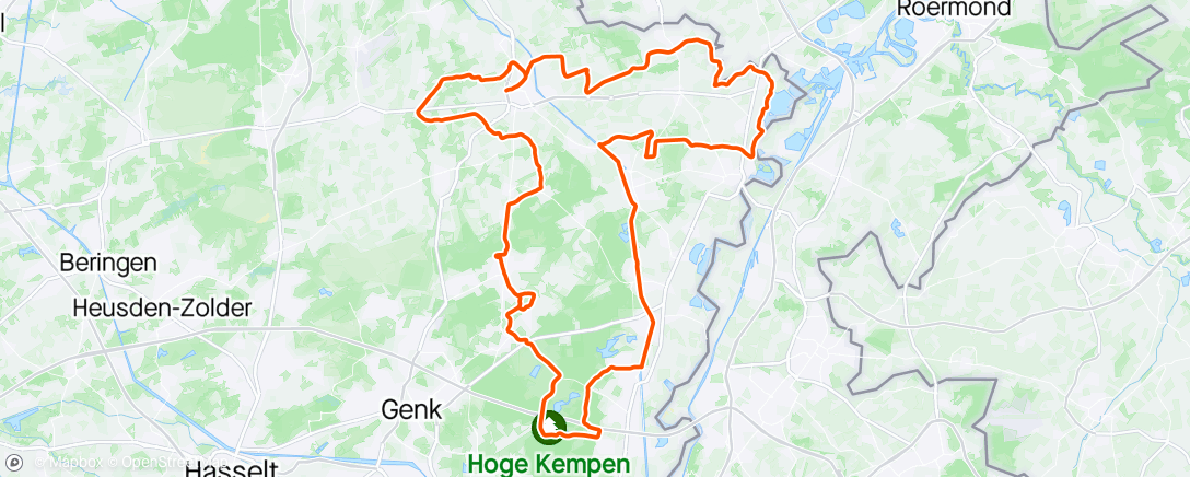 Map of the activity, DZVG Easter Ride 🐣