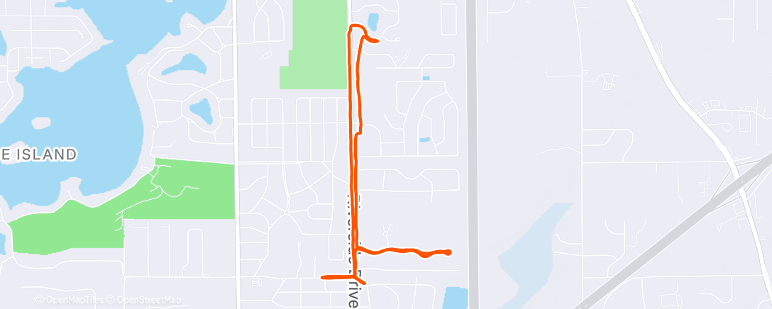 Карта физической активности (Morning Run)