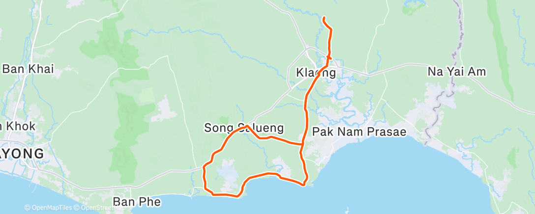 Карта физической активности (Morning Ride)