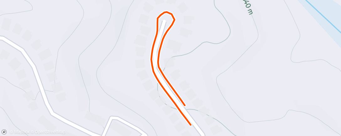 Map of the activity, Afternoon Hike