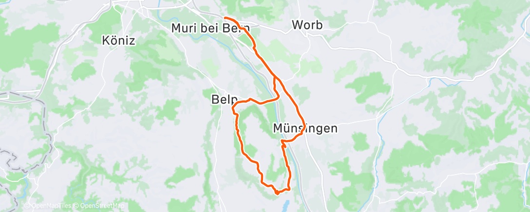Map of the activity, Belpberg