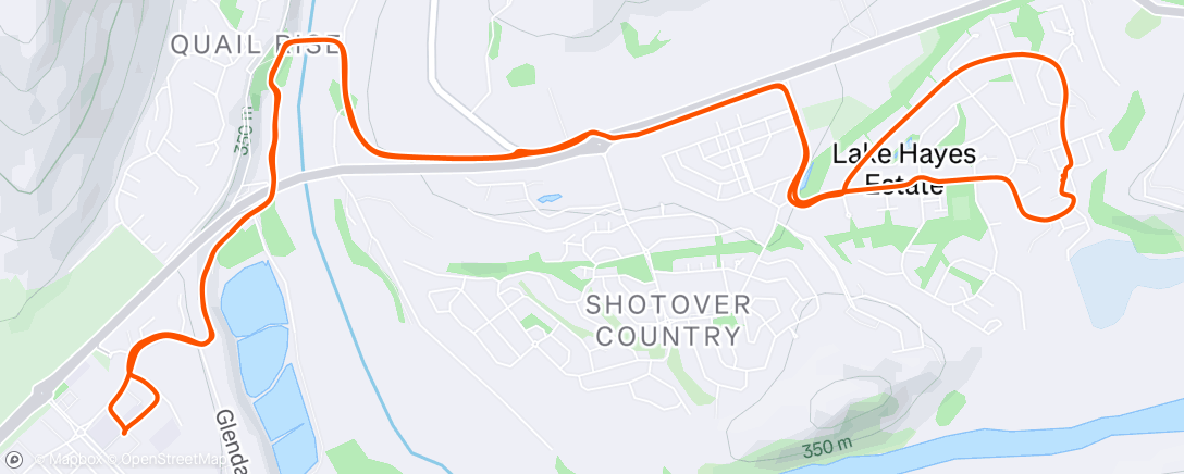 Map of the activity, Morning Ride
