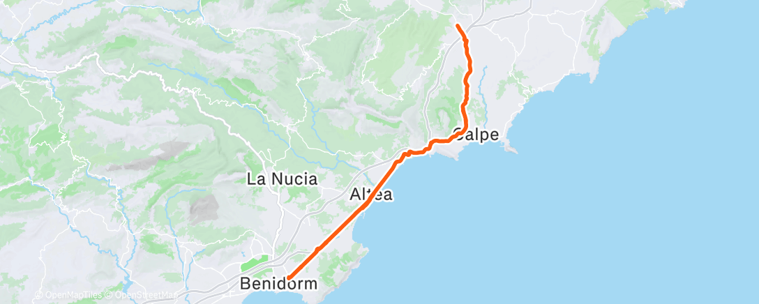 Map of the activity, Полуденный заезд