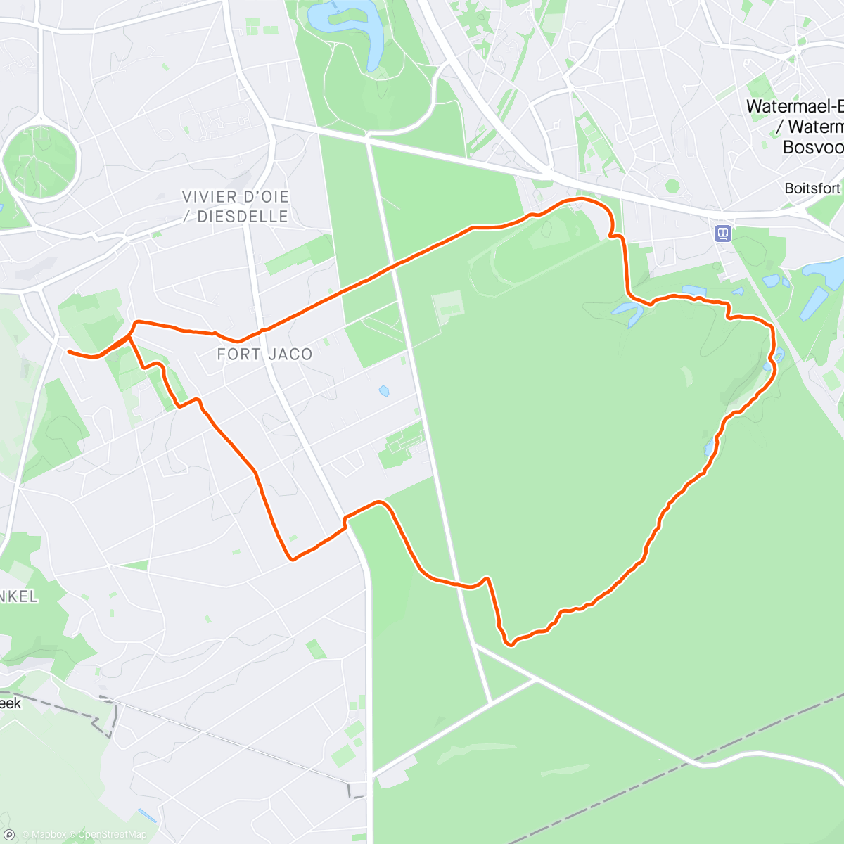 Mapa da atividade, R042 Morning Run / N. Walking