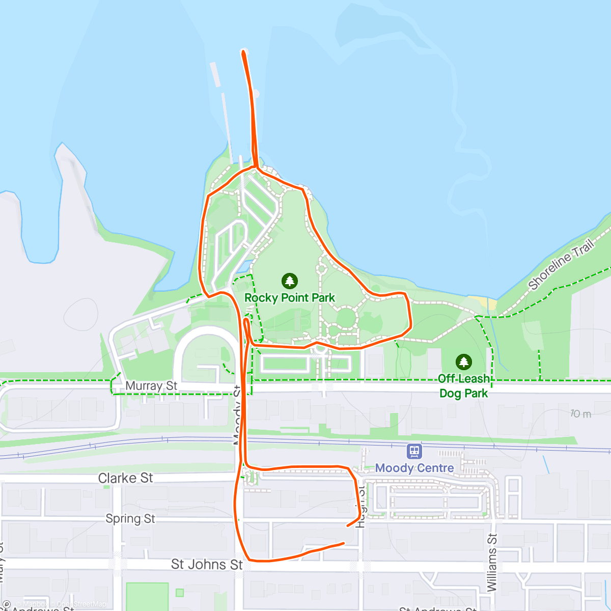 Map of the activity, Sunny Afternoon Walk