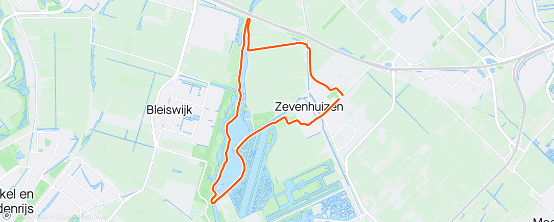 Map of the activity, Pittig loopje 🥵