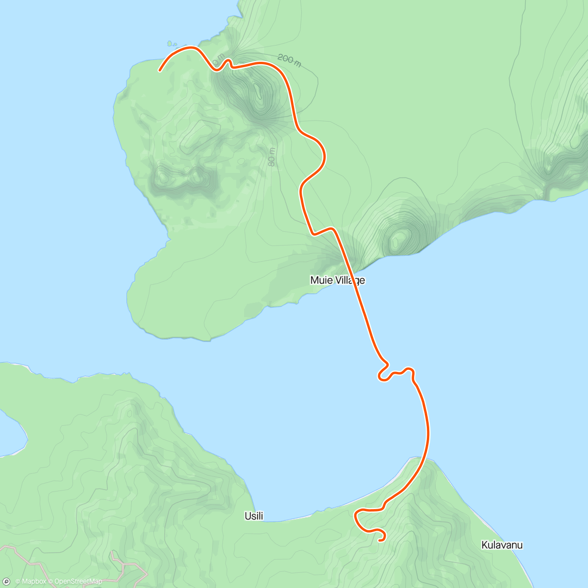 活动地图，Zwift - Mountain Route in Watopia