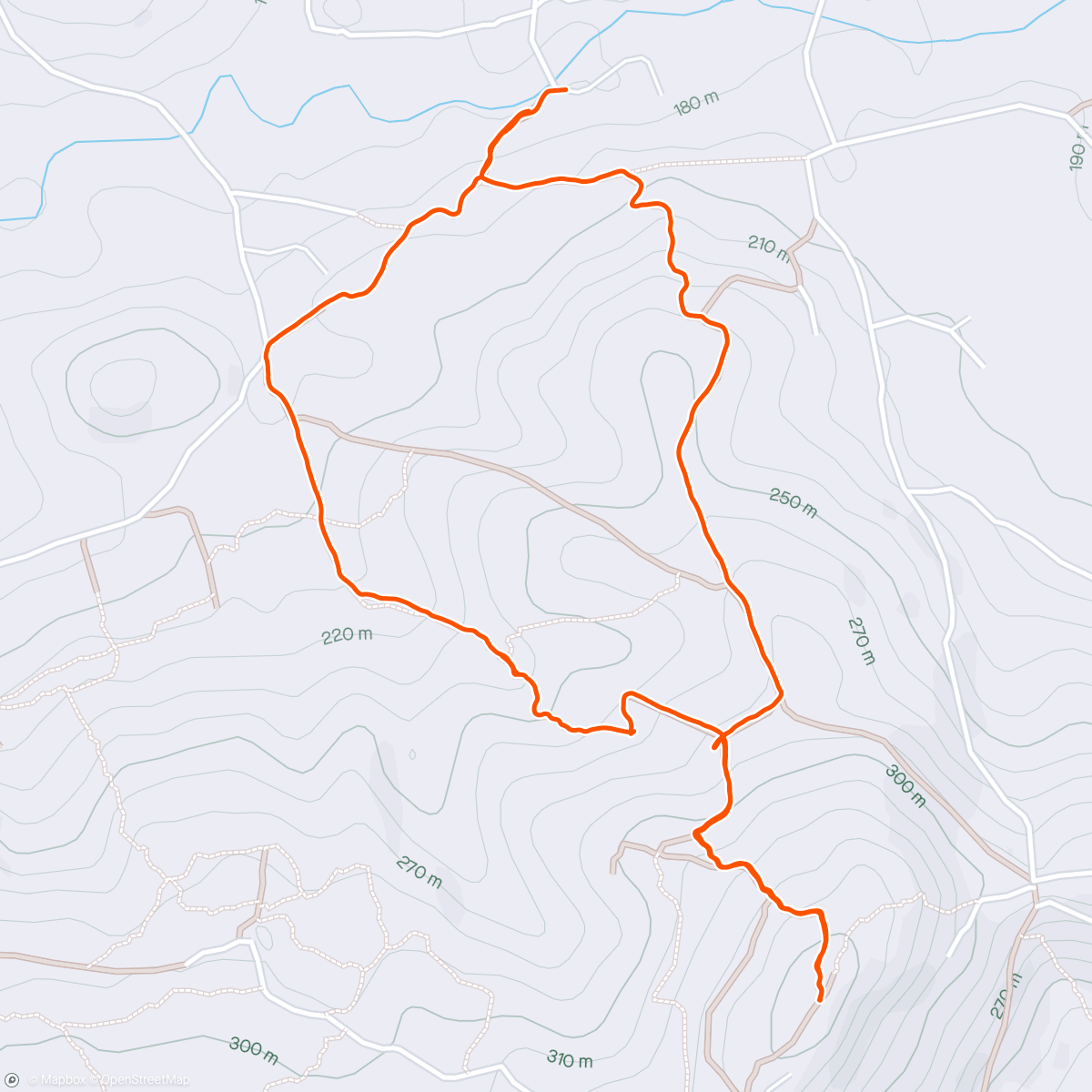 Map of the activity, Boys birthday hike 🎂