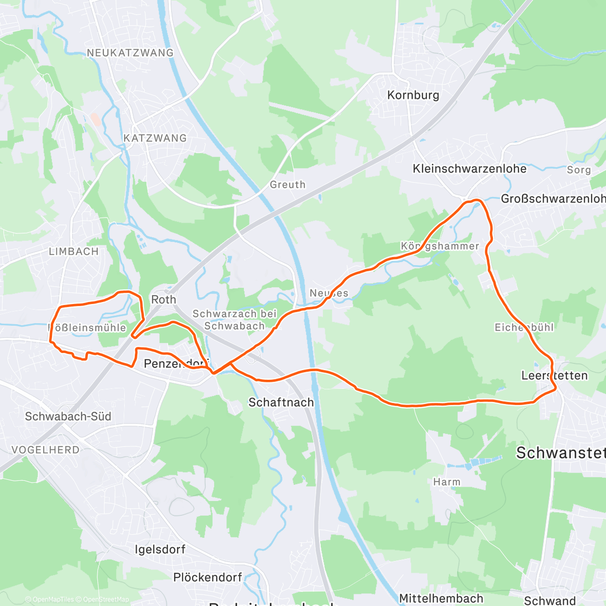Map of the activity, Einmal raus, einmal im Kreis und doch ist man nicht mehr Anfang 😁