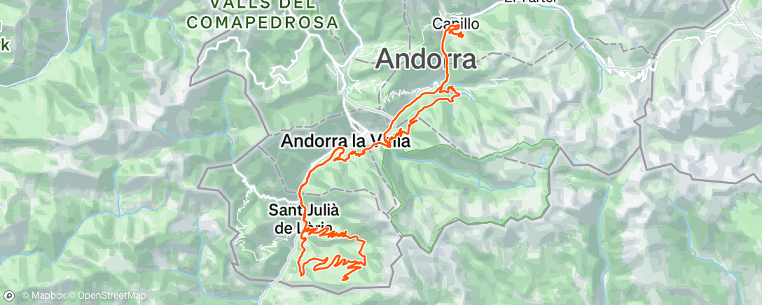 Map of the activity, Morning Ride