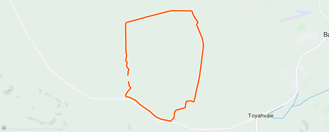 Map of the activity, Afternoon Ride