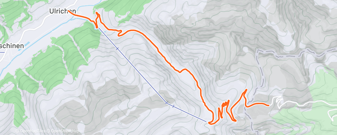 Карта физической активности (BigRingVR - Nufenen Pass)