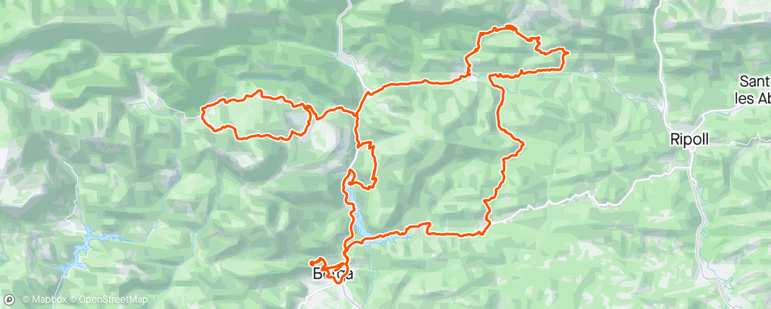 Map of the activity, Volta Catalunya - Stage 6, Gran Fondo around beautiful Berga