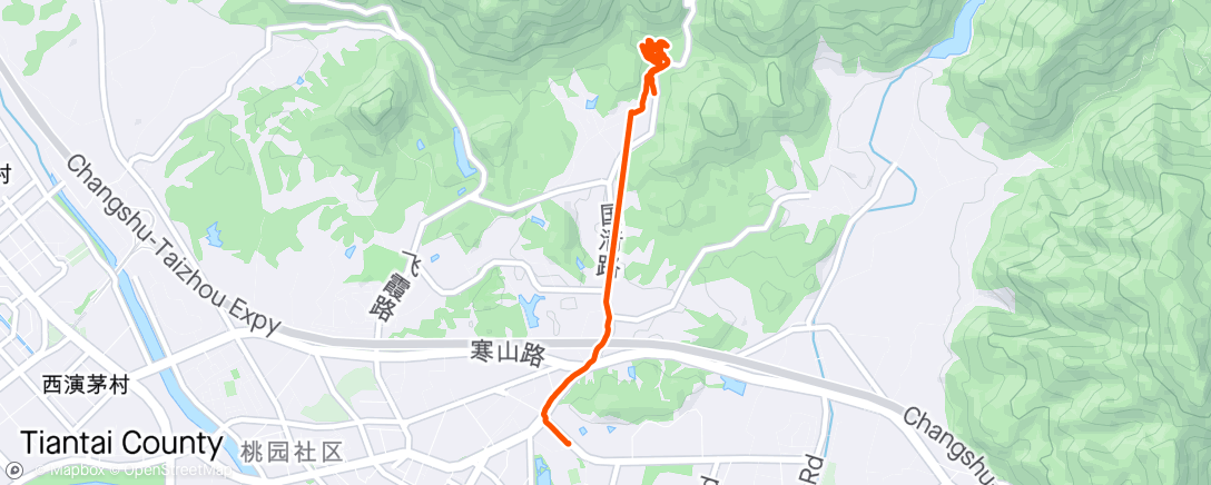 Map of the activity, 午后行走