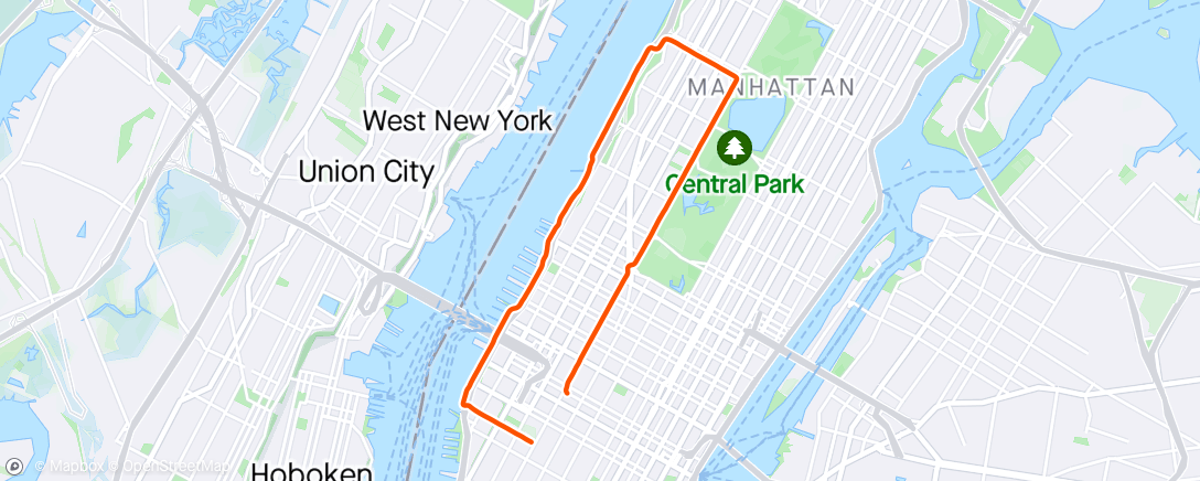 Map of the activity, New York, Manhattan