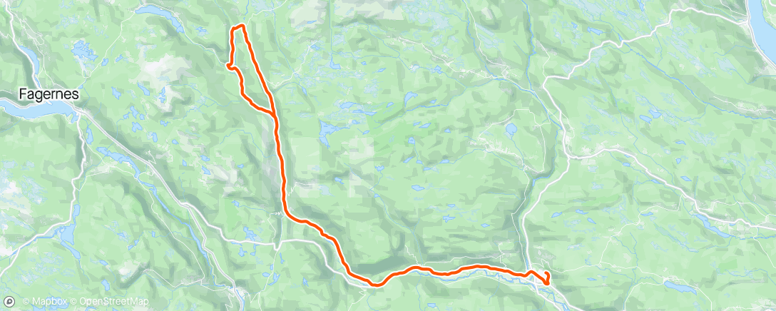 Map of the activity, Søndagstur med Land CK ☀️🚴