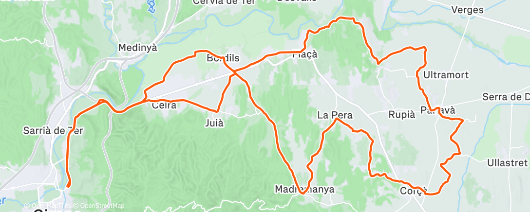 Map of the activity, 17-02-2026 The Tuesday Ride