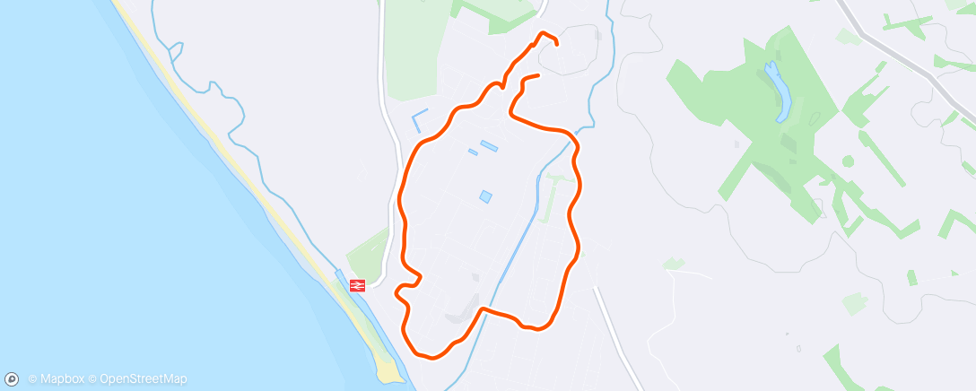 Map of the activity, Recovery Run 4