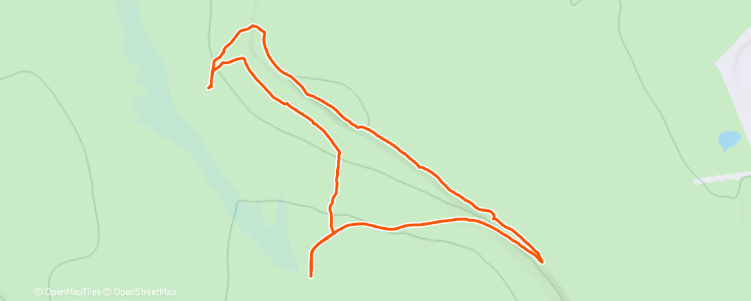 Map of the activity, Lunch Hike