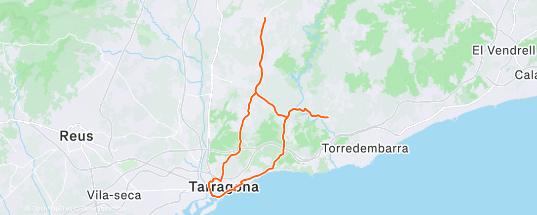 Карта физической активности (Disfruton ride 🌧️🌚)