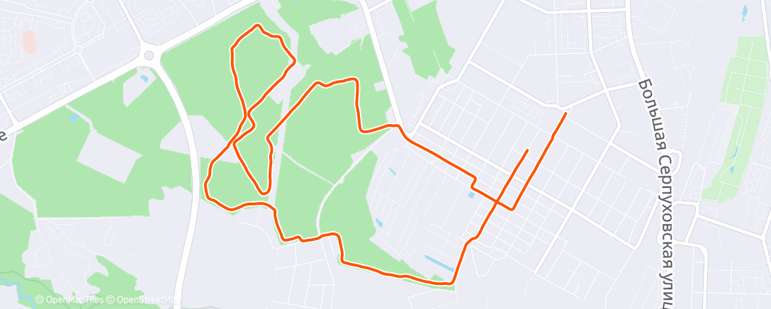 Map of the activity, Новогодний онлайн забег yandex-team