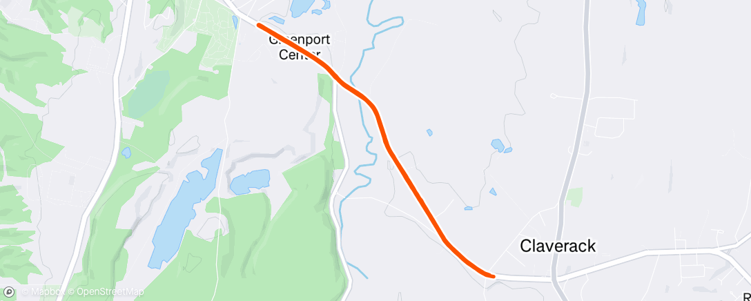 Map of the activity, Morning Run