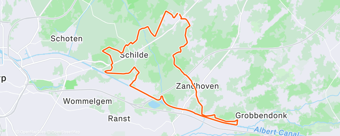 Map of the activity, Ochtendrit