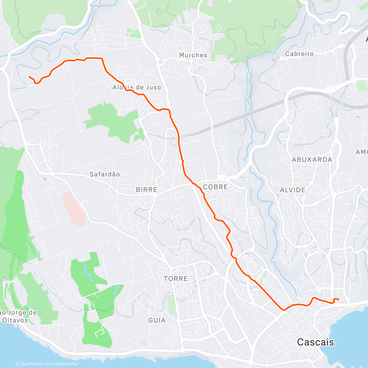 Map of the activity, Bairro Chesol - Cobre - Auchan Cascais
