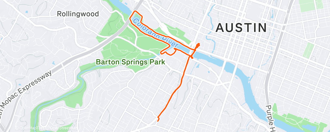 Map of the activity, loop