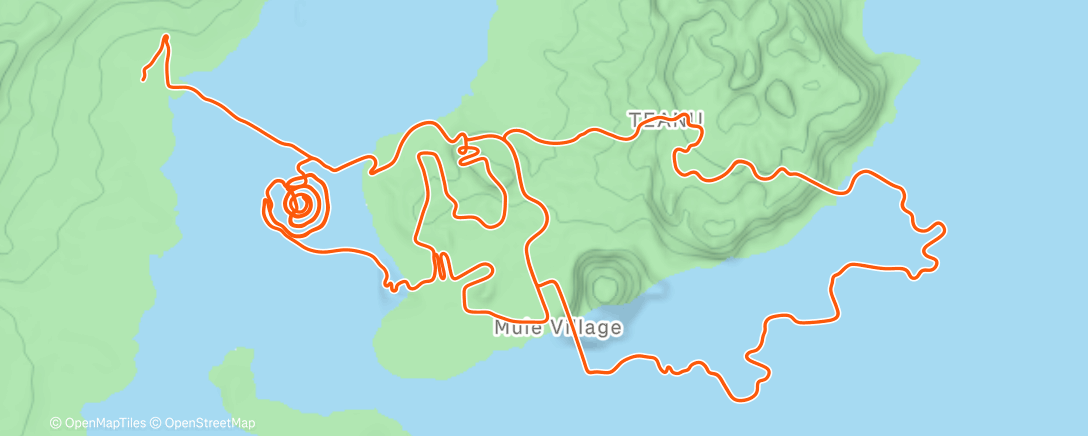 Map of the activity, Zwift - Race: CAT & MOUSE KZR CHASE RACE  (B) on Big Flat 8 in Watopia