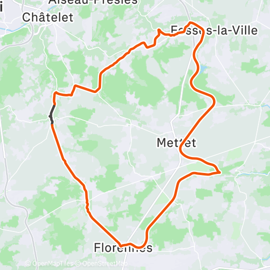 Carte de l'activité